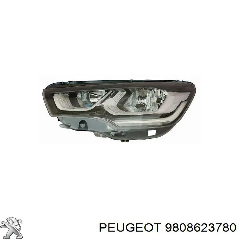 Фара права 9808623780 Peugeot/Citroen