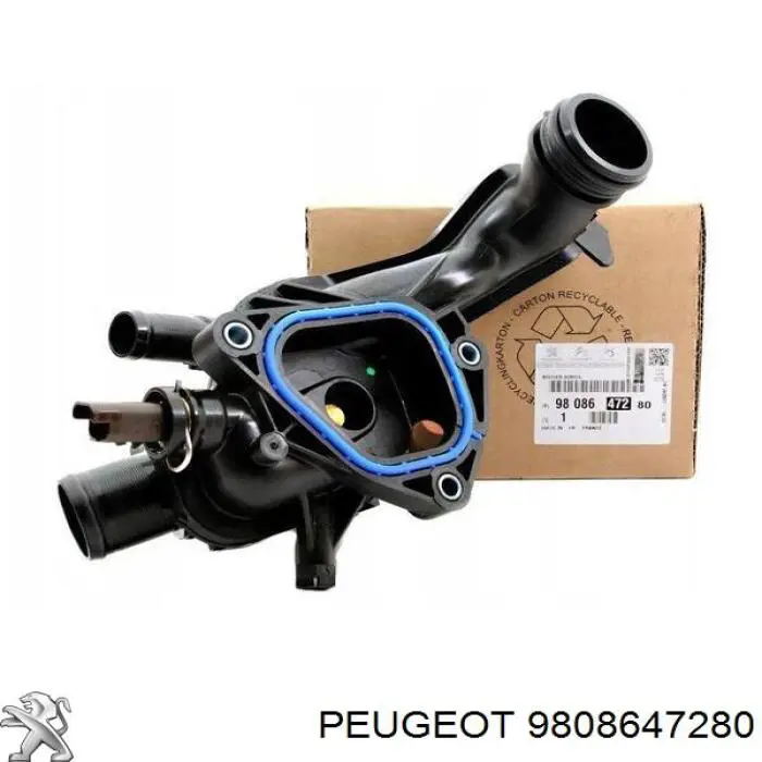 Купити 9808647280 Peugeot/Citroen Корпус термостата