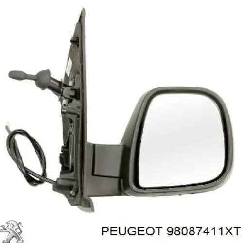 Накладка дзеркала заднього виду, права Peugeot Expert (Пежо Експерт)