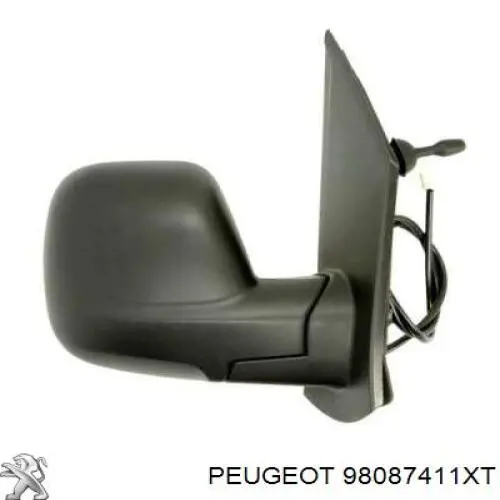 Накладка правого дзеркала заднього виду Peugeot/Citroen 98087411XT ціна, від 29.30 USD