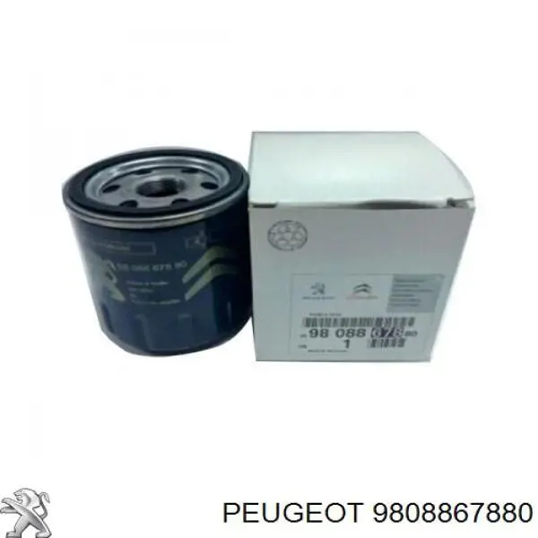 Масляний фільтр 9808867880 Peugeot/Citroen