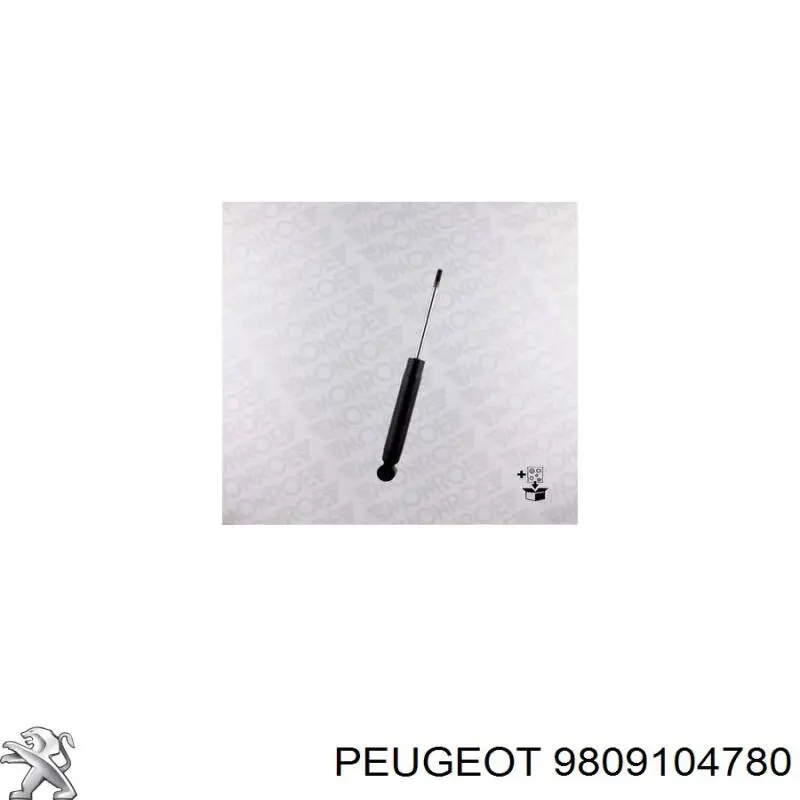 Купити 9809104780 Peugeot/Citroen Стійка амортизатора задня