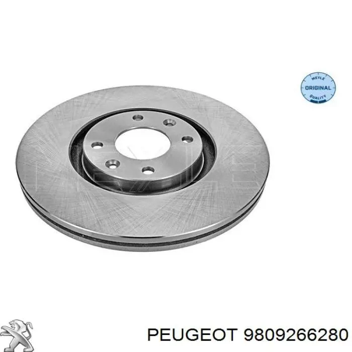 9809266280 Peugeot/Citroen диск гальмівний передній