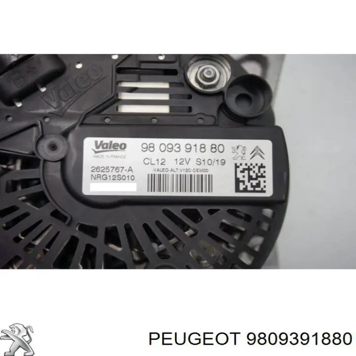 9809391880 Peugeot/Citroen генератор