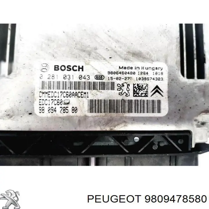  9809478580 Peugeot/Citroen