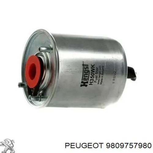 Корпус паливного фільтра 9809757980 Peugeot/Citroen