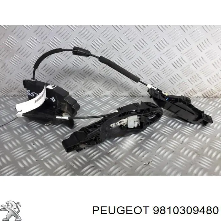 Замок передньої лівої двері 9810309480 Peugeot/Citroen