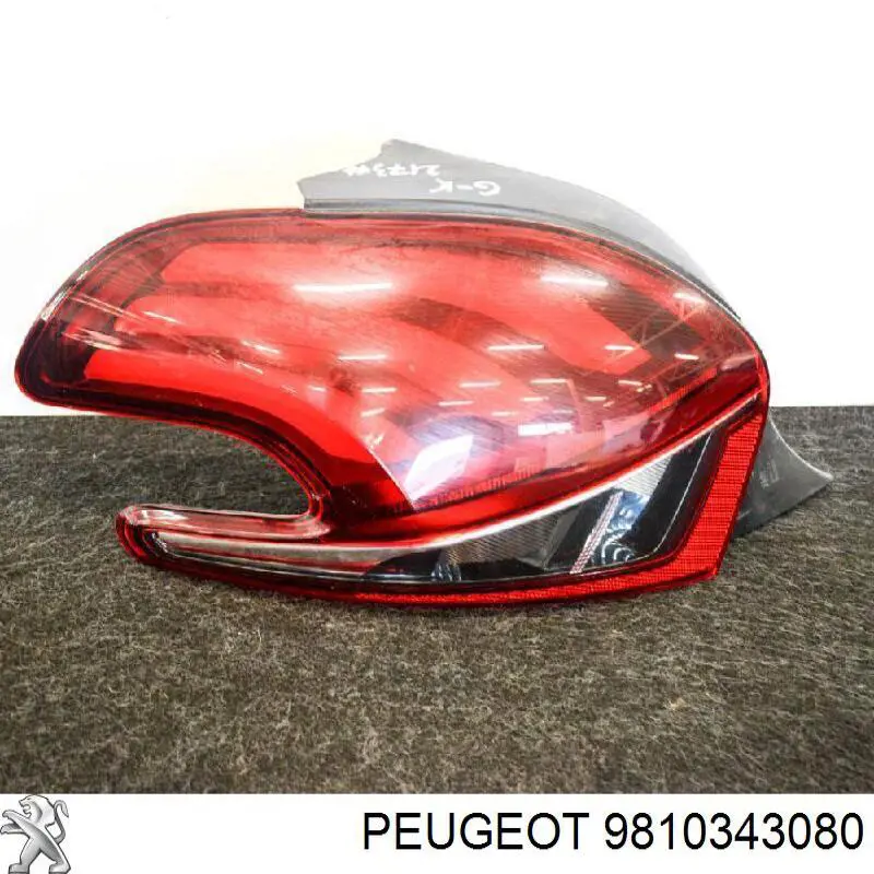 Ліхтар задній лівий Peugeot/Citroen 9810343080 ціна, від 119.51 USD