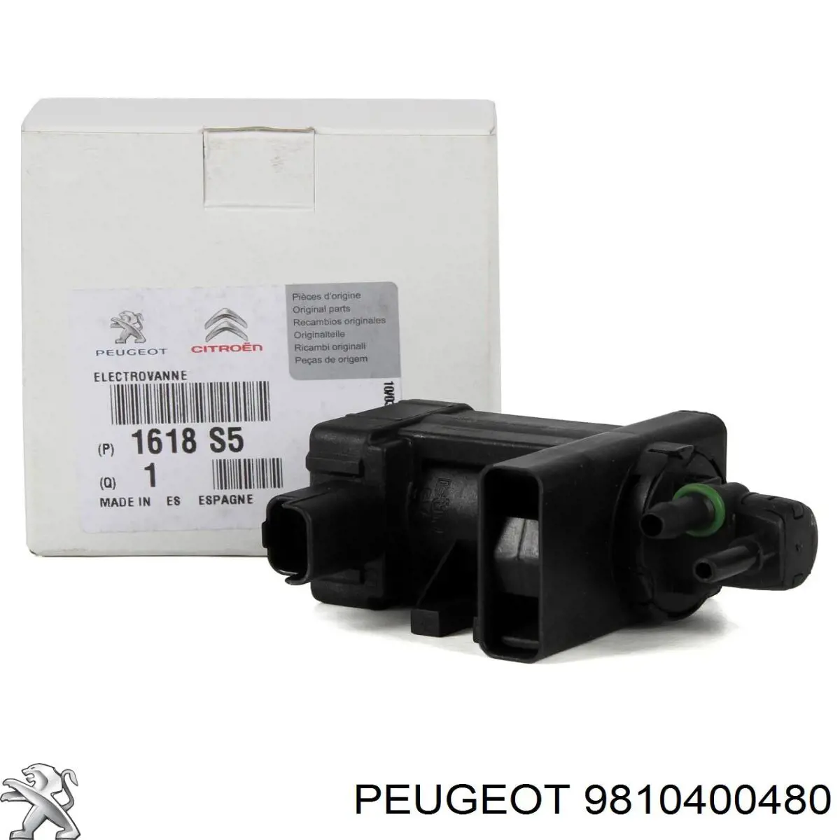 Клапан перетворювач тиску наддуву (соленоїд) 9810400480 Peugeot/Citroen