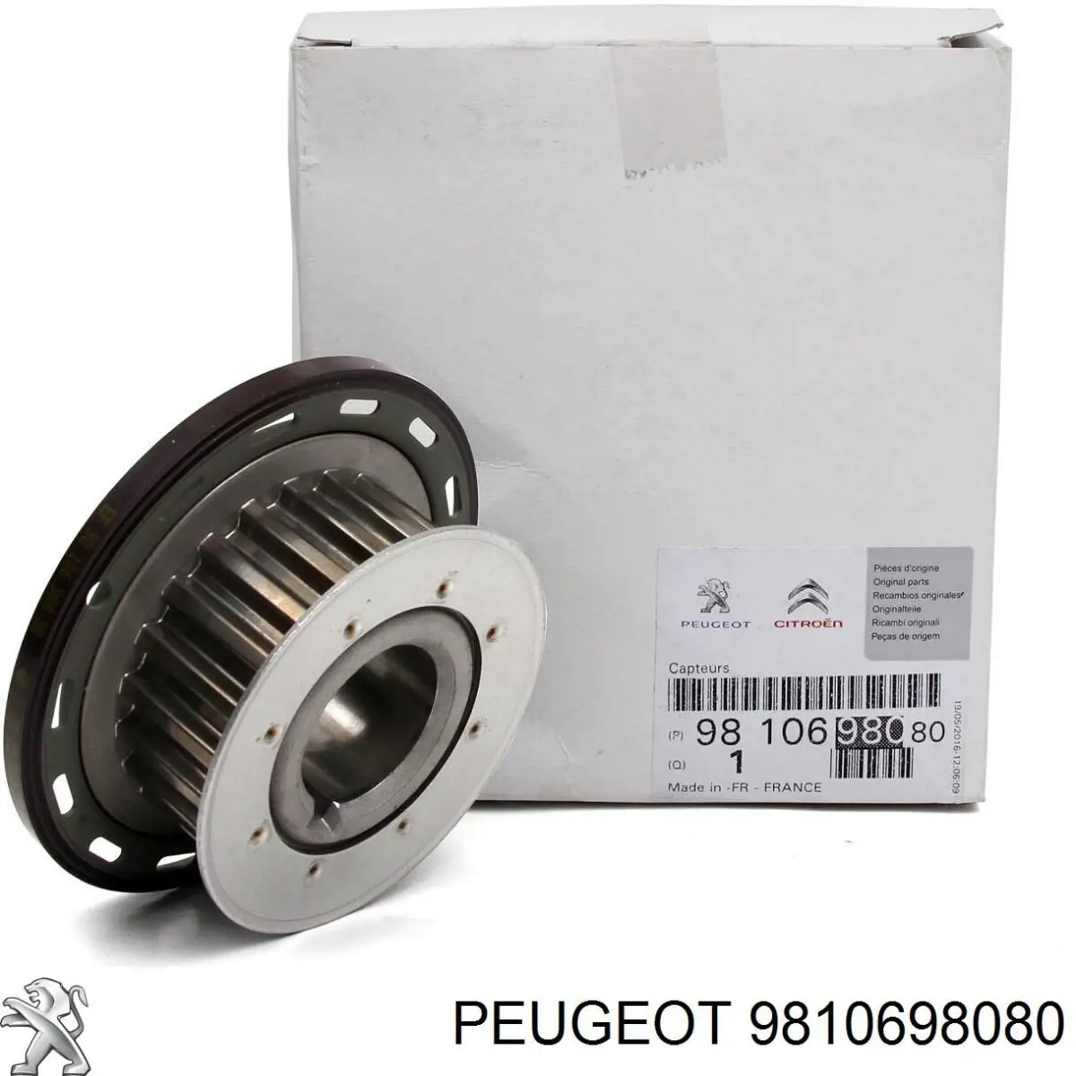 Зірочка приводу коленвала двигуна Peugeot/Citroen 9810698080 ціна, від 52.72 USD