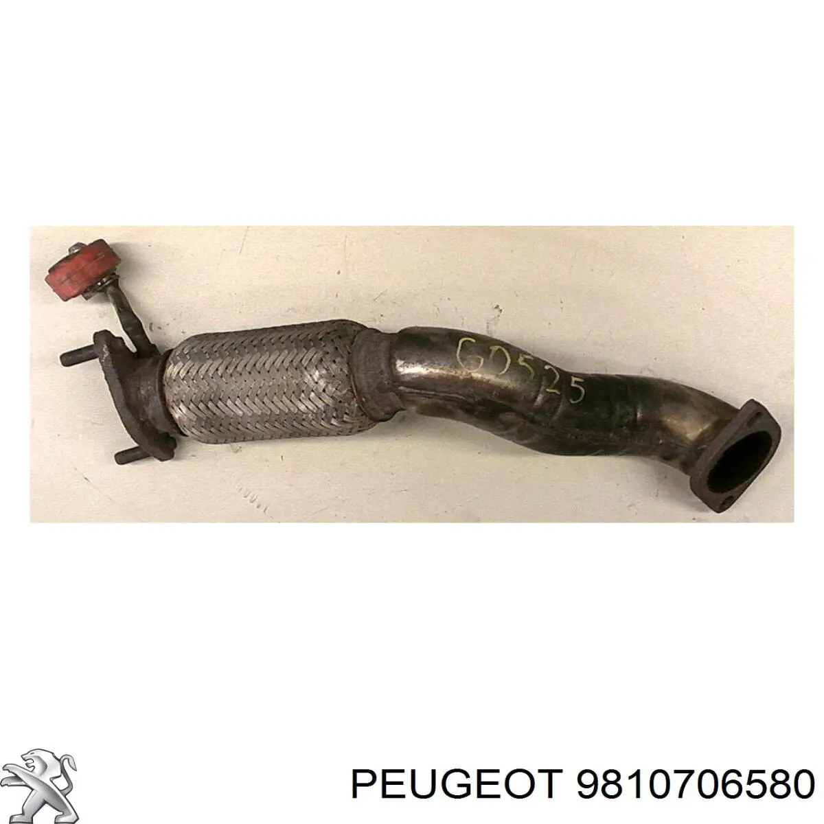 Купити 9810706580 Peugeot/Citroen Труба приймальна (штани) глушника, передня