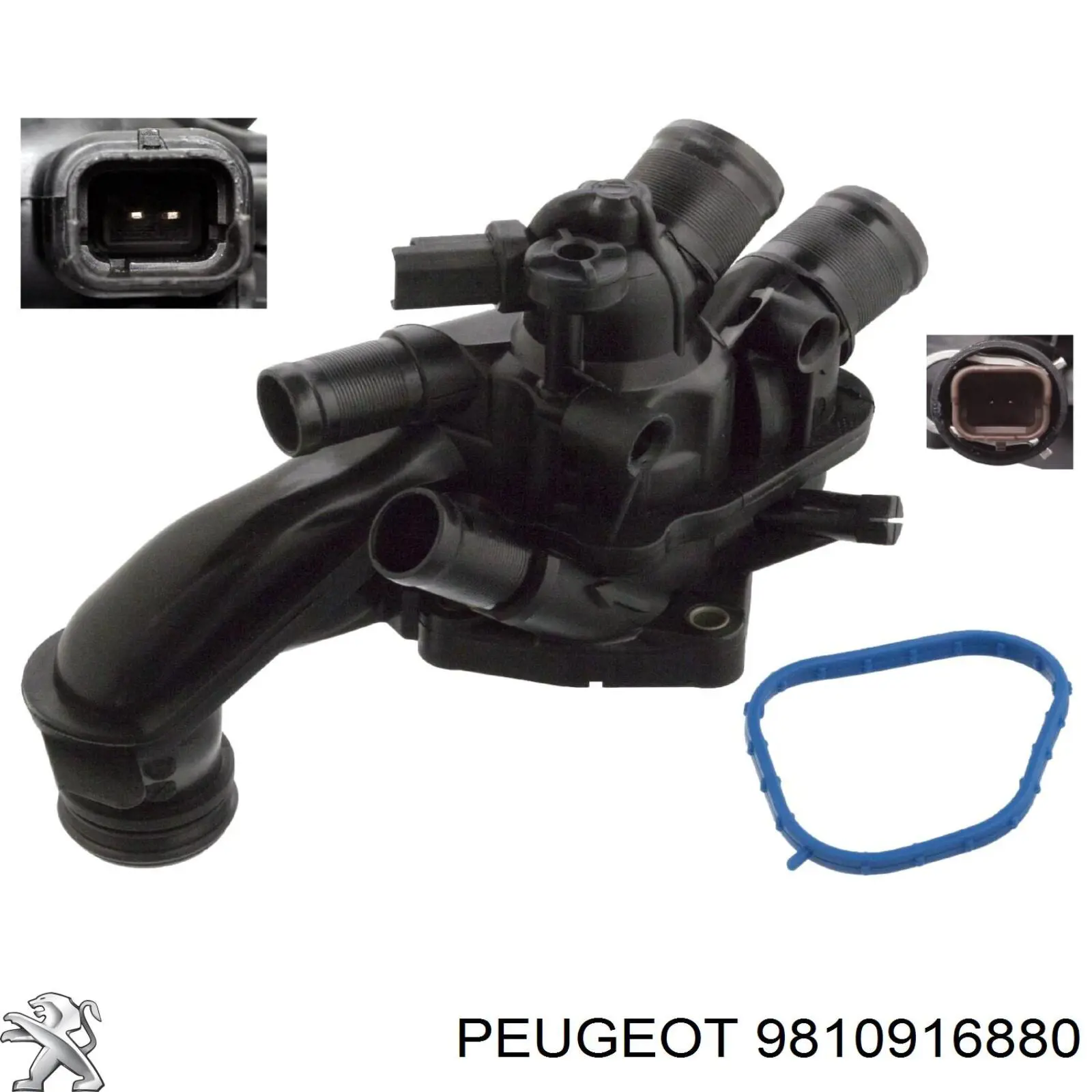 Корпус термостата 9810916880 Peugeot/Citroen