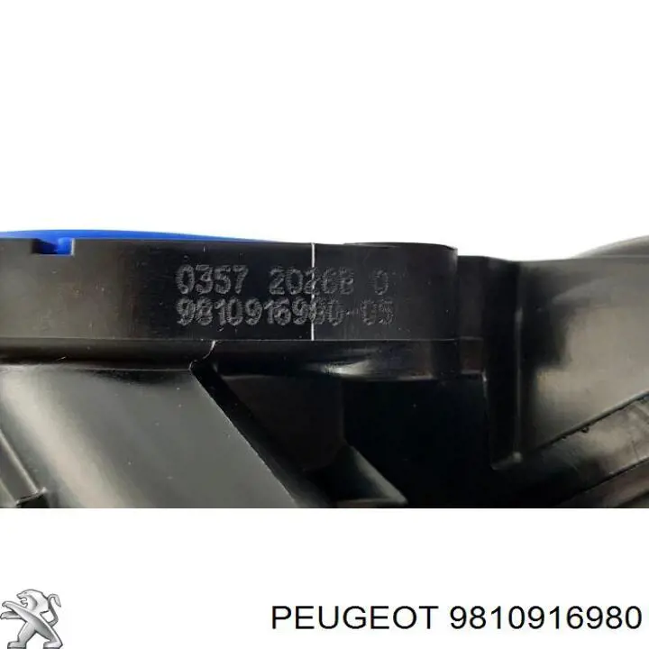 9810916980 Peugeot/Citroen Корпус термостата в зборі