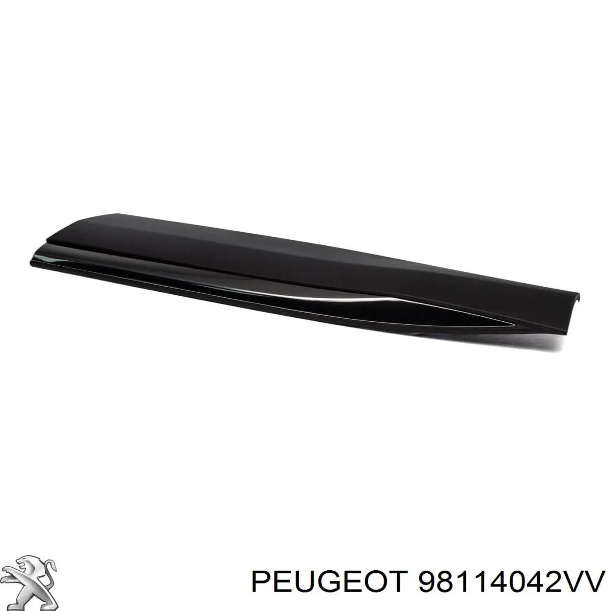 Купити 98114042VV Peugeot/Citroen Молдинг передньої лівої двері, нижній