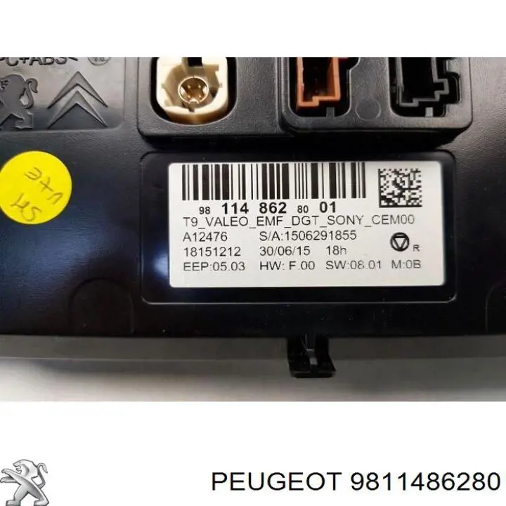 Дисплей бортового комп'ютера Peugeot/Citroen 9811486280 ціна, від 83.52 USD
