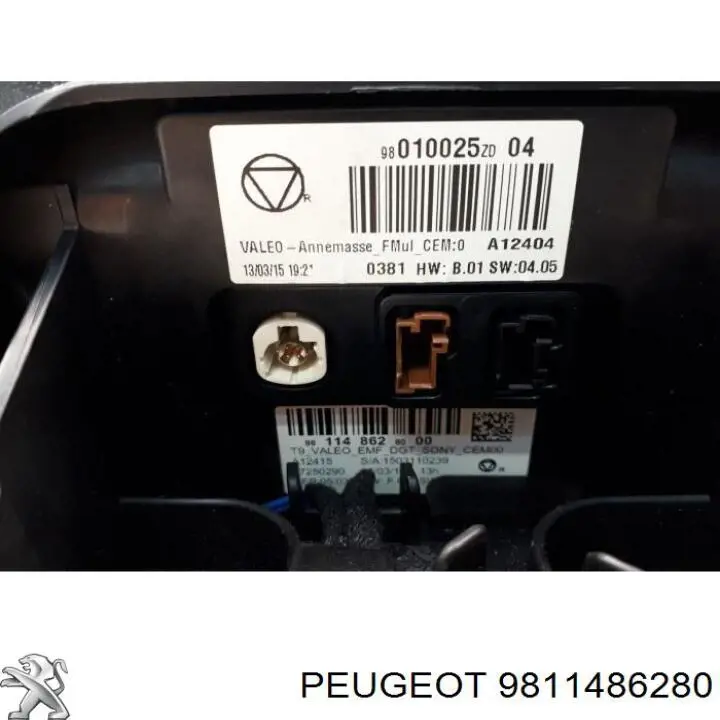 Купити 9811486280 Peugeot/Citroen Дисплей багатофункціональний
