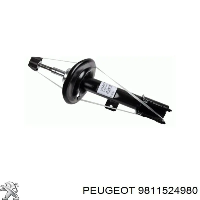 Амортизатор передній, правий Peugeot/Citroen 9811524980 ціна, від 50.59 USD