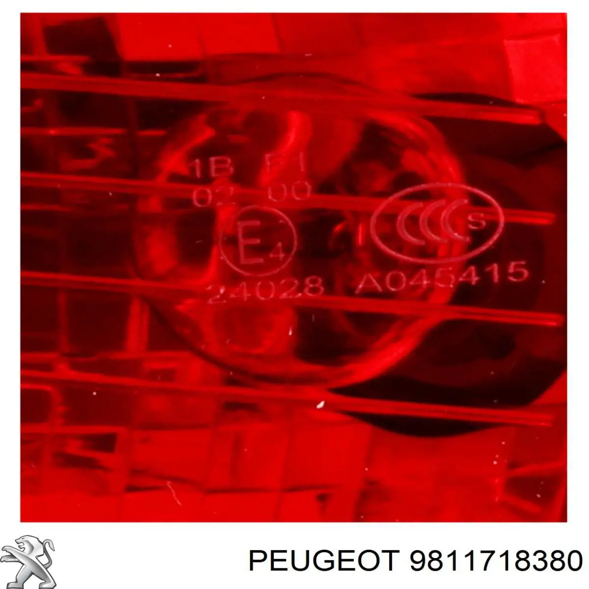 Протівотуманнка задня, права Peugeot/Citroen 9811718380 ціна, від 50.89 USD