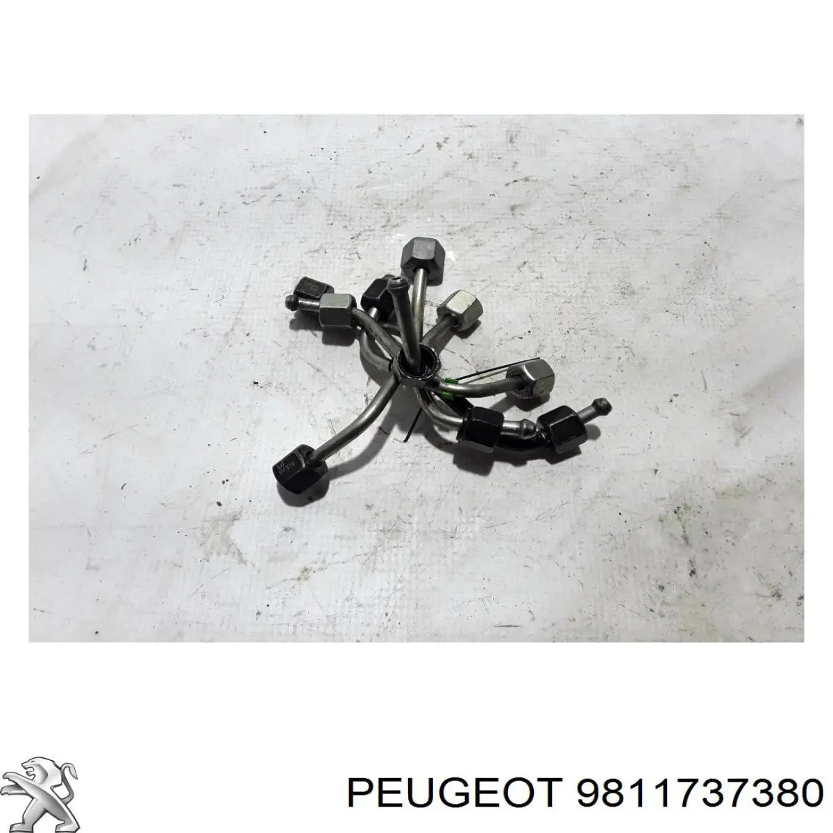 Купити 9811737380 Peugeot/Citroen Трубка паливна форсунки 1-го циліндру