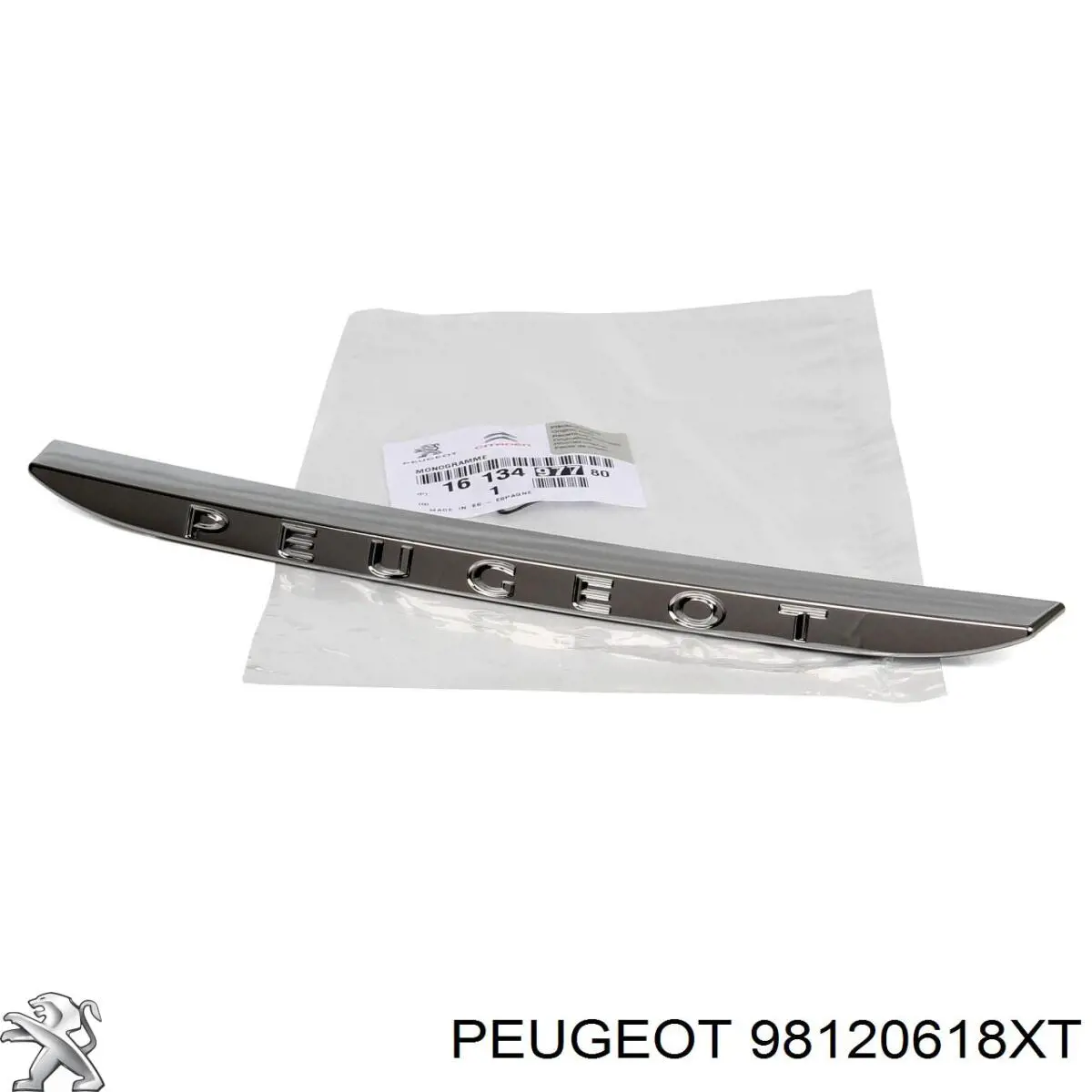 Решітка переднього бампера, центральна Peugeot/Citroen 98120618XT ціна, від 70.30 USD