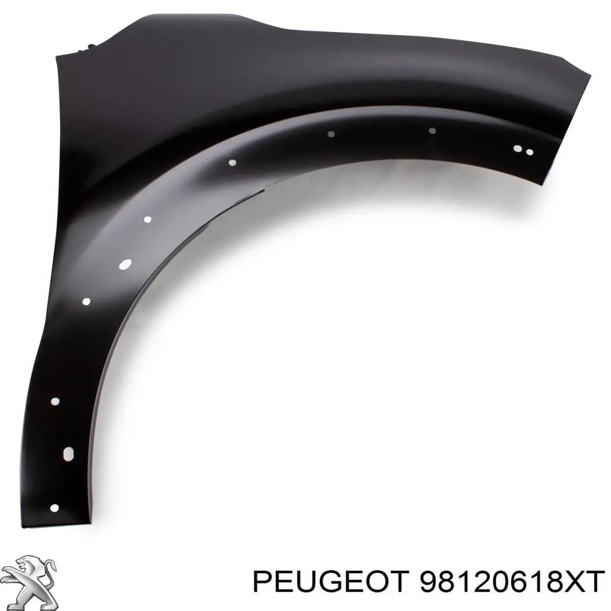 98120618XT Peugeot/Citroen Решітка переднього бампера, центральна