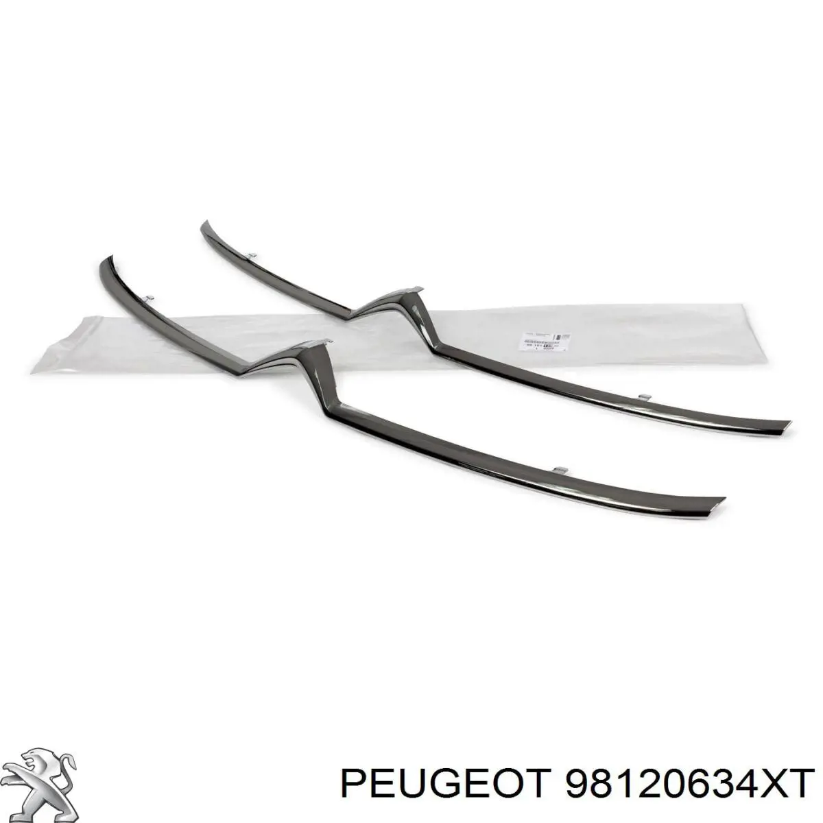 98120634XT Peugeot/Citroen Решітка радіатора