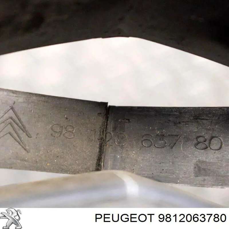 9812063780 Peugeot/Citroen Балка бампера переднього