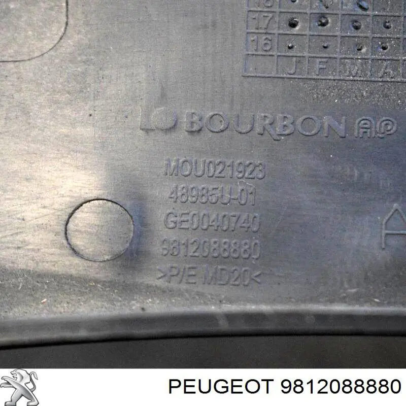 Розширювач задньої арки колеса, лівий Peugeot/Citroen 9812088880 ціна, від 23.93 USD