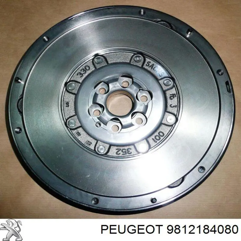 Купити 9812184080 Peugeot/Citroen Маховик із зубчастим ободом в зборі