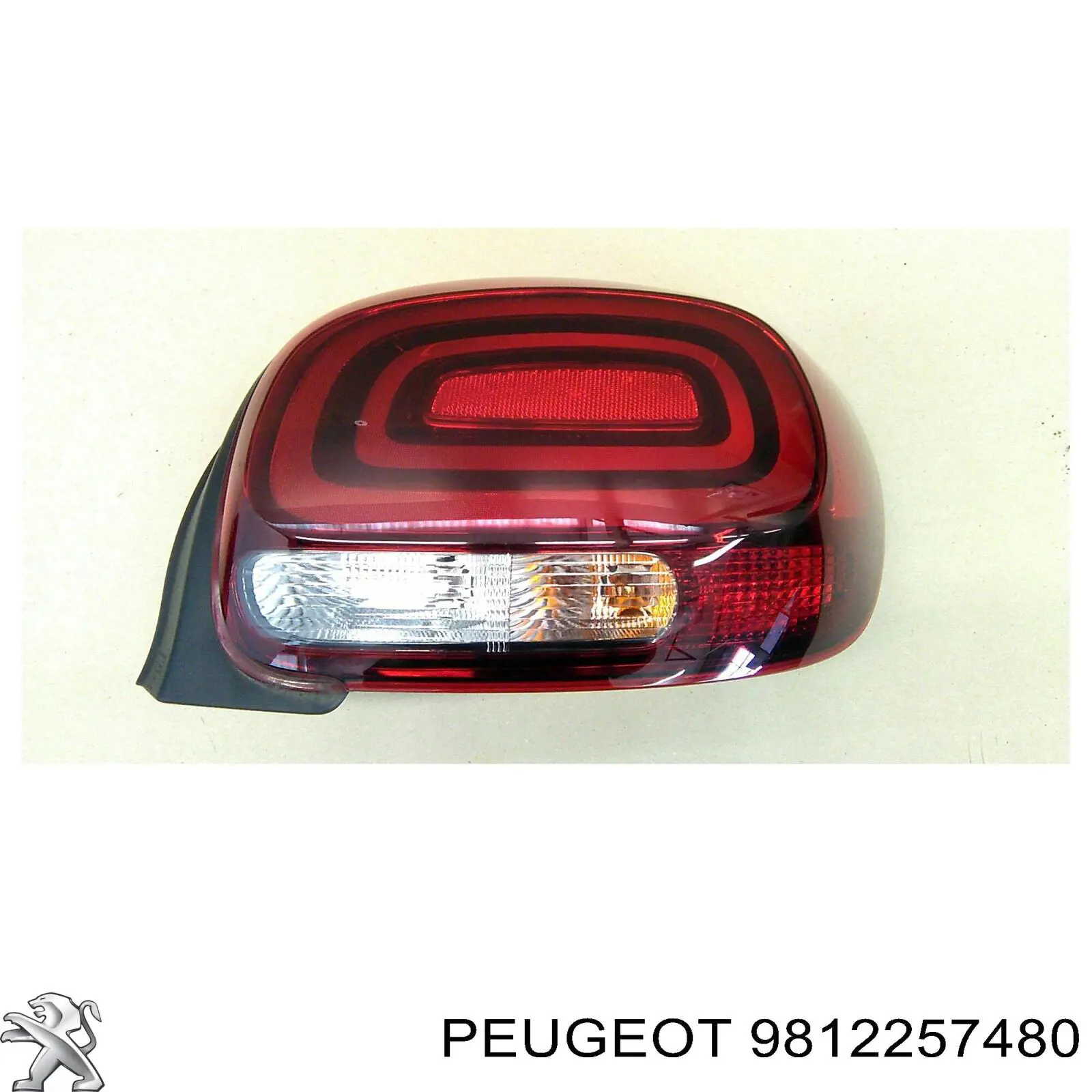 9812257480 Peugeot/Citroen Ліхтар задній правий