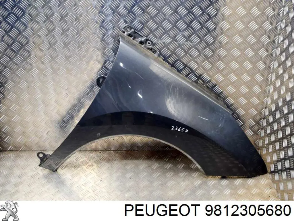 Крило переднє праве Peugeot/Citroen 9812305680 ціна, від 113.62 USD