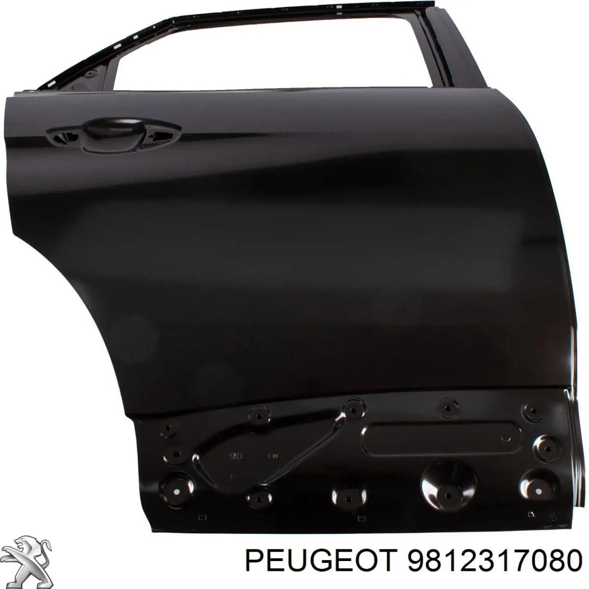 9812317080 Peugeot/Citroen Двері пасажирські задні праві