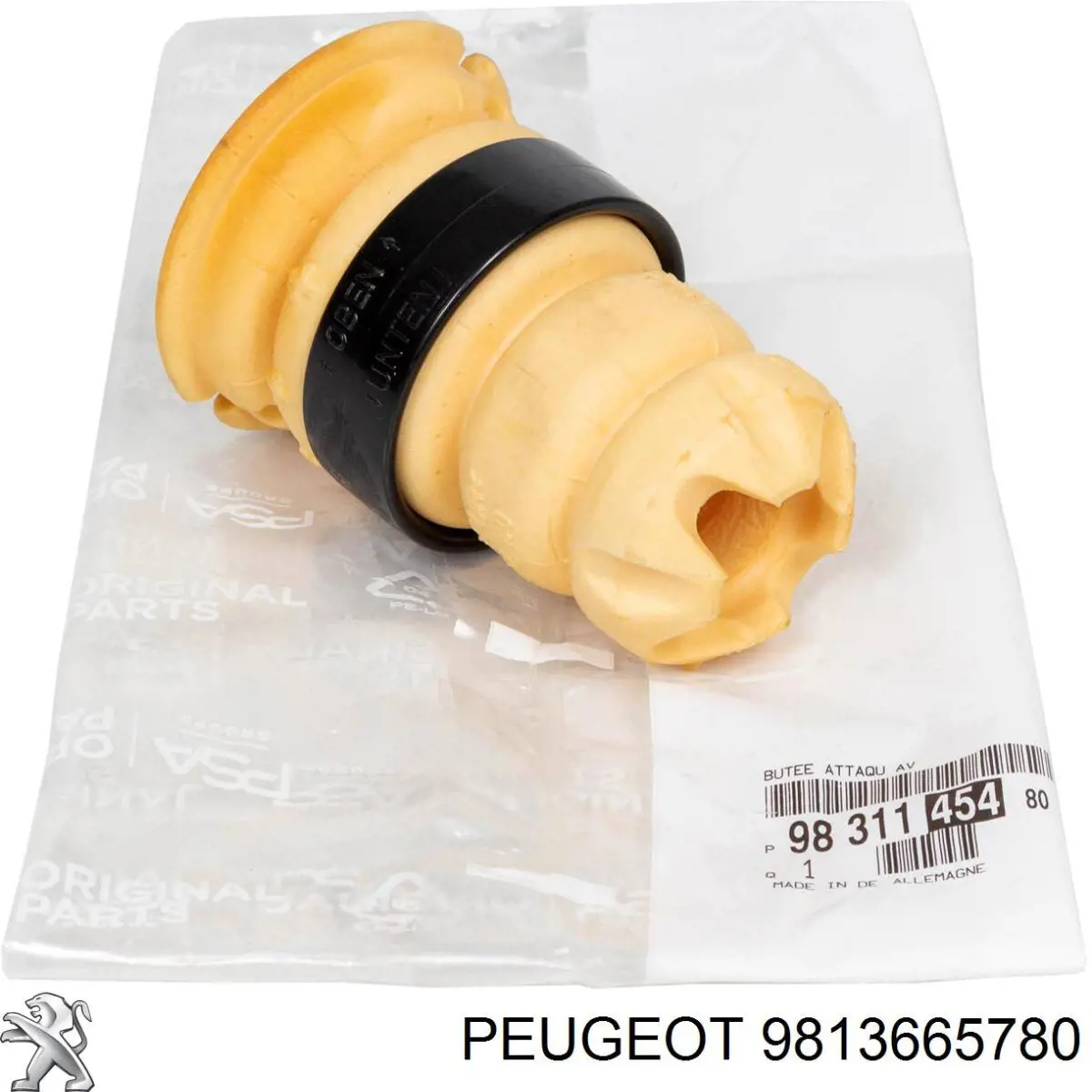 9813665780 Peugeot/Citroen Буфер-відбійник амортизатора переднього