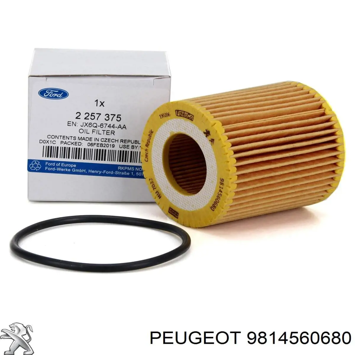 9814560680 Peugeot/Citroen Фільтр масла