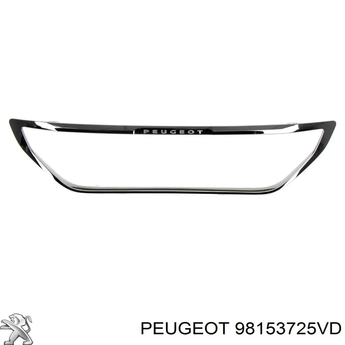 98153725VD Peugeot/Citroen Рамка решітки переднього бампера
