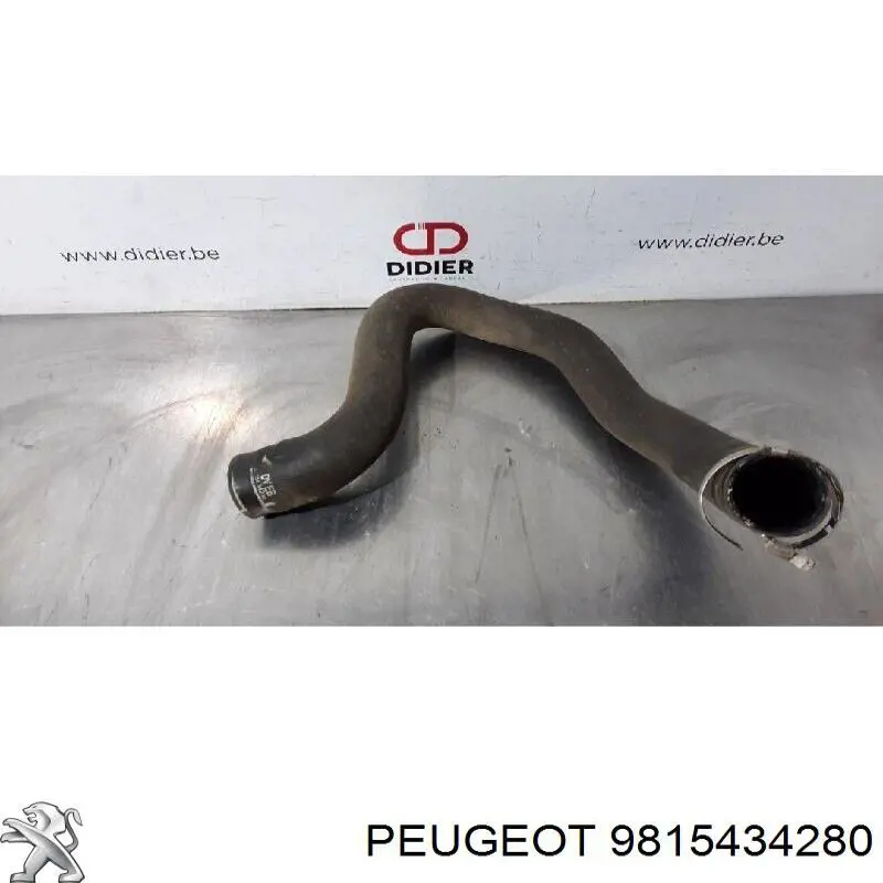 9815434280 Peugeot/Citroen Шланг/патрубок интеркуллера
