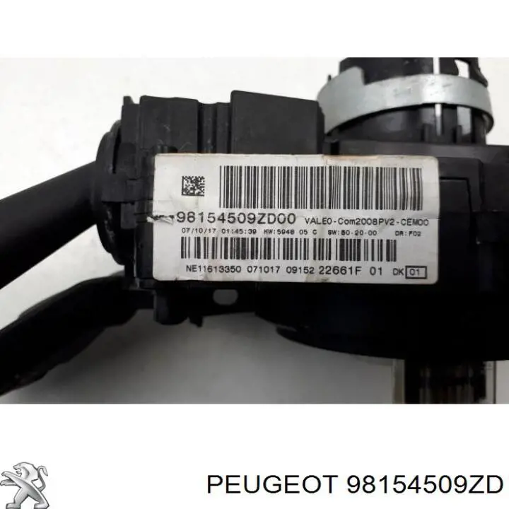 98154509ZD Peugeot/Citroen Перемикач підрульовий, правий