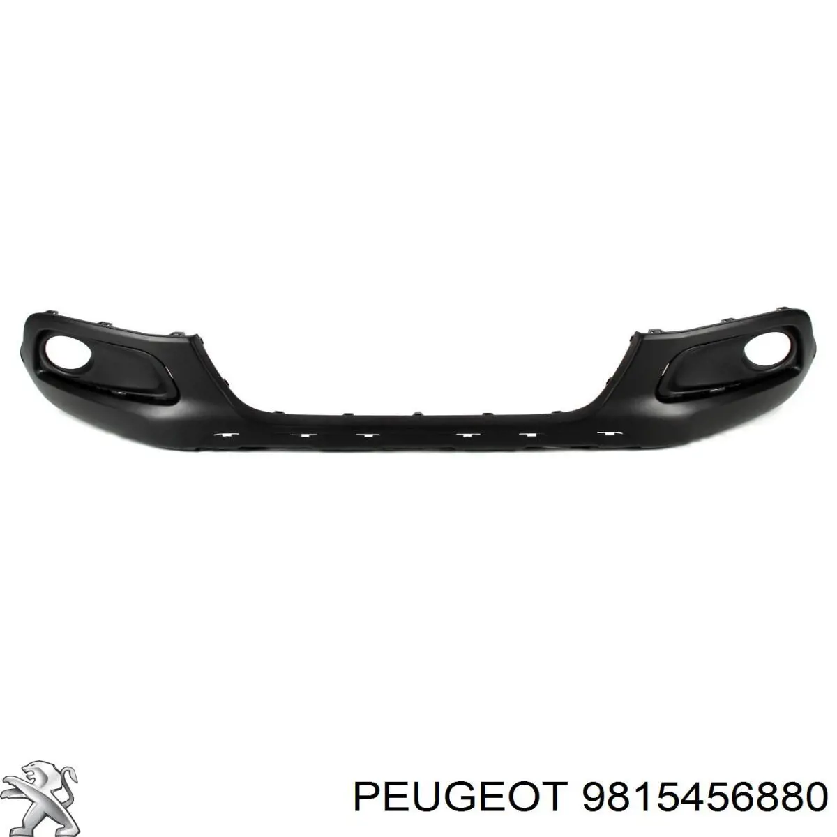 9815456880 Peugeot/Citroen Бампер передній, нижня частина