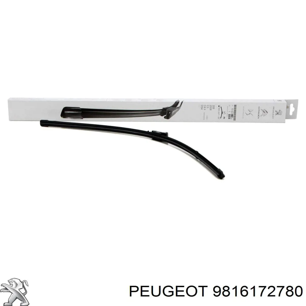 Двигун склоочисника лобового скла, лівий 9816172780 Peugeot/Citroen