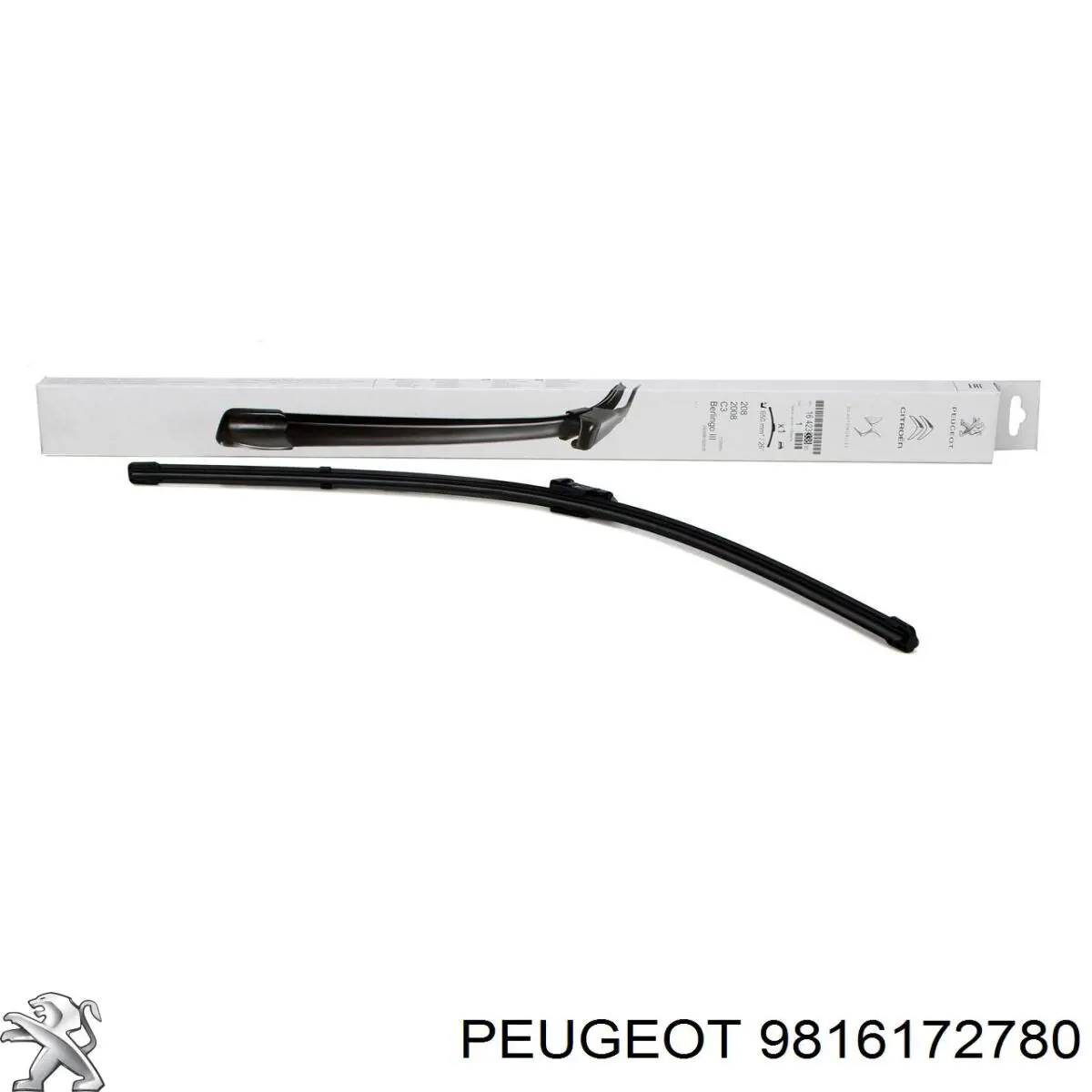 Купити 9816172780 Peugeot/Citroen Двигун склоочисника лобового скла, лівий