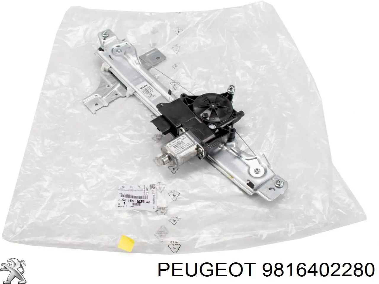 Купити 9806088580 Peugeot/Citroen Механізм склопідіймача двері задньої, правої