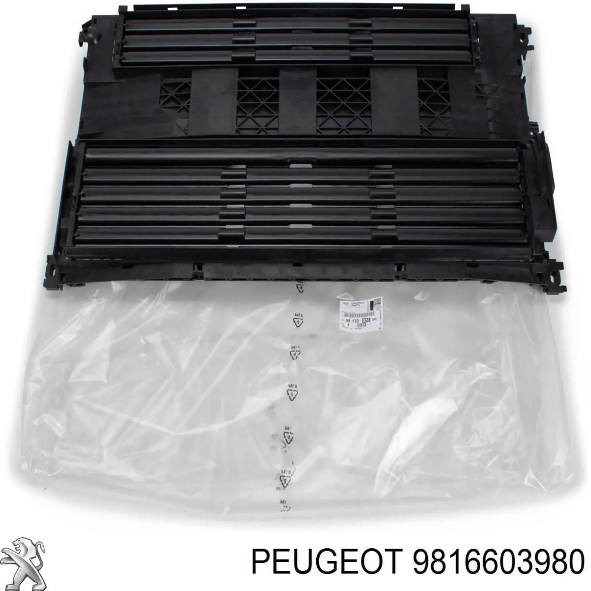 Рамка радіатора верхня Peugeot/Citroen 9807148180 ціна, від 72.92 USD