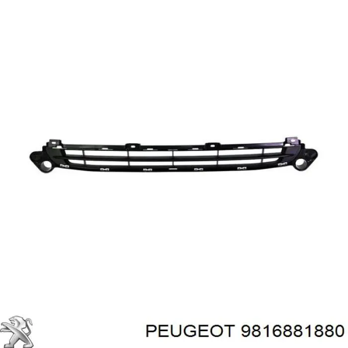 Решітка переднього бампера, центральна Peugeot/Citroen 9816881880 ціна, від 60.24 USD