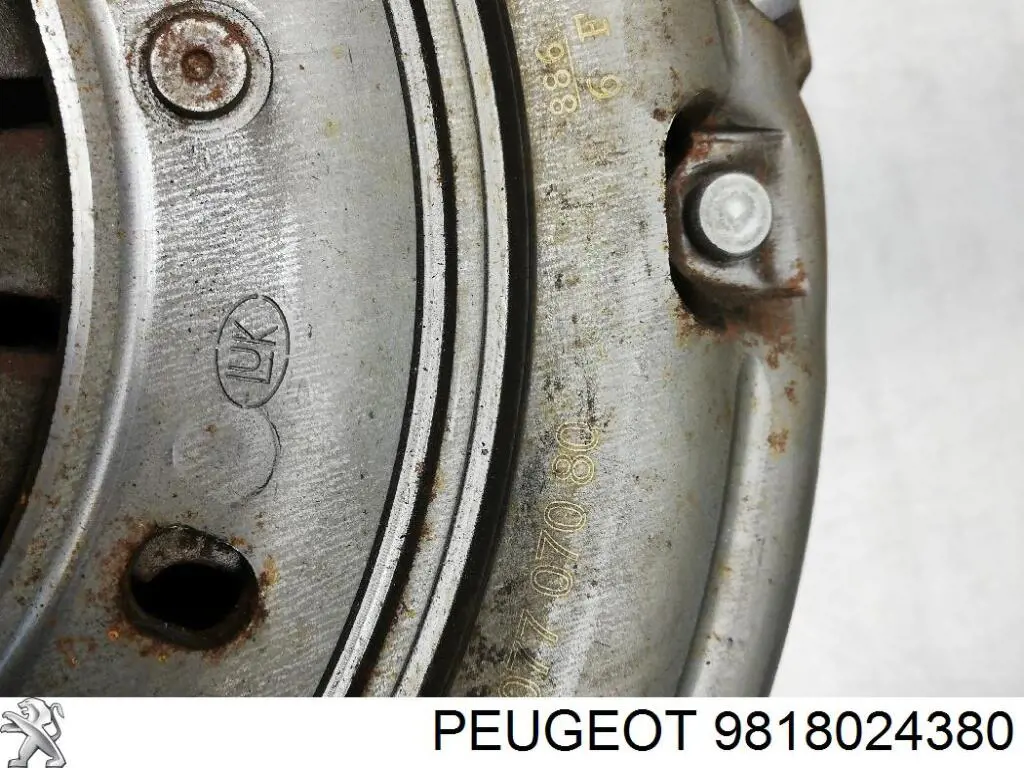 Купити 9818024380 Peugeot/Citroen Маховик із зубчастим ободом в зборі