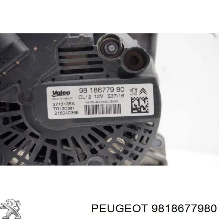 9818677980 Peugeot/Citroen генератор