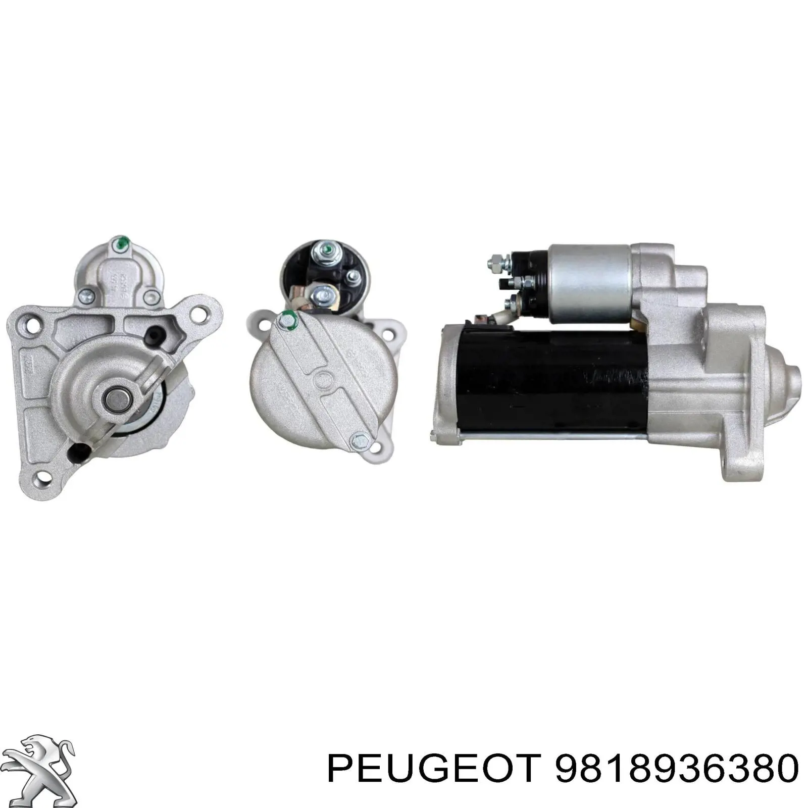 Стартер Peugeot/Citroen 9818936380 ціна, від 83.10 USD