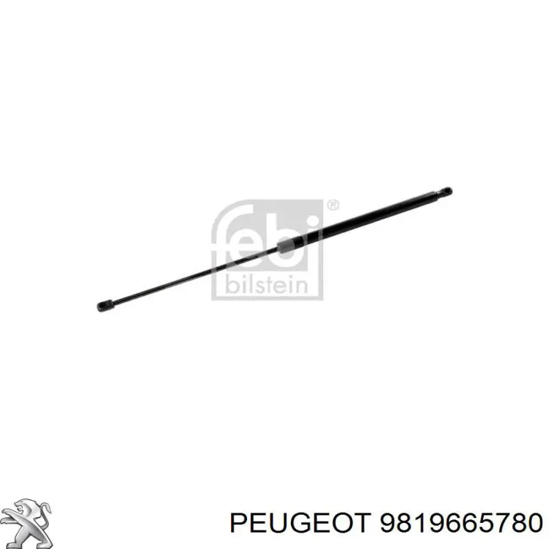 9841636680 Peugeot/Citroen Амортизатор кришки багажника / двері 3/5-ї задньої