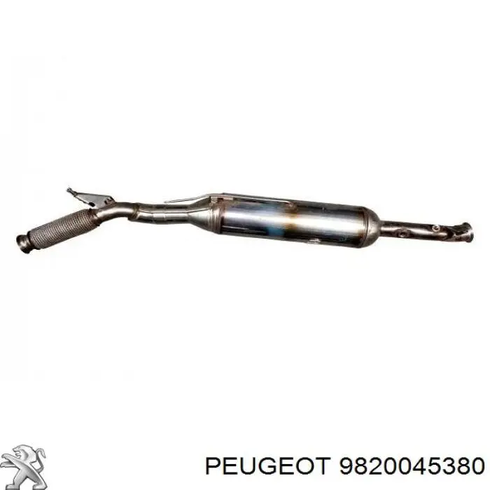 9820045380 Peugeot/Citroen Каталітичний нейтралізатор відпрацьованих газів