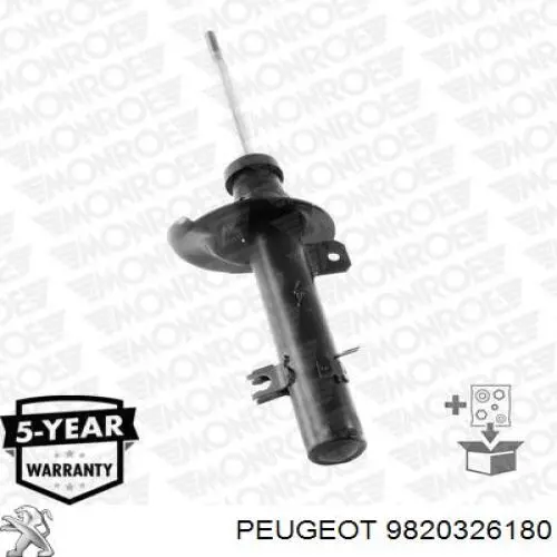 Амортизатор передньої підвіски, лівий Peugeot/Citroen 9820326180 ціна, від 49.61 USD