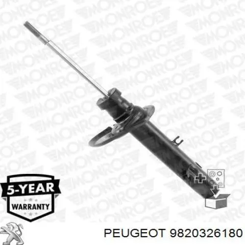 Купити 9820326180 Peugeot/Citroen Амортизатора передній лівий